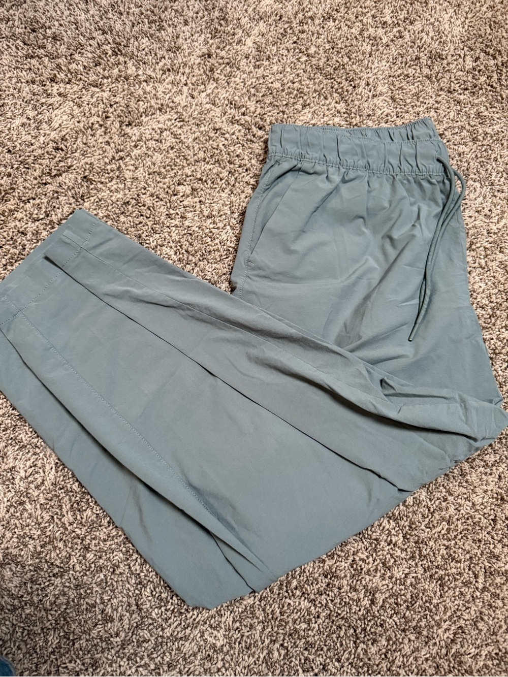 Women's Drawstring Casual Pants in Slate Blue